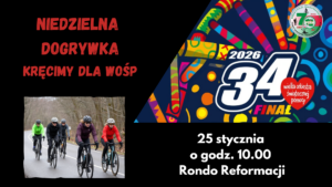 Read more about the article „Kręcimy dla WOŚP” – Rajd rowerowy – 25.01.2026